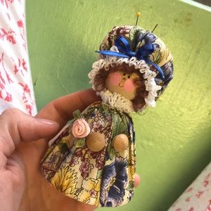 Little Holly Hobbie Vintage Girl Pin Cushion